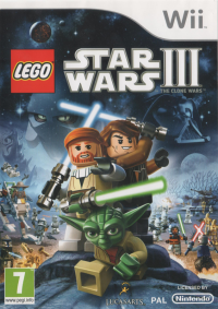 LEGO Star Wars III: The Clone Wars PAL Wii box art